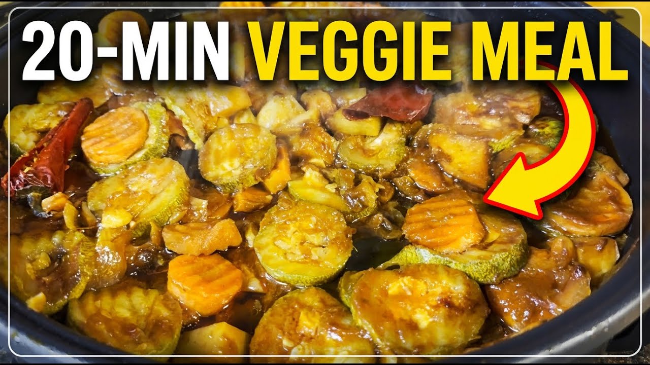 Quick Easy Veggie Lunch ⭐ CookingGizmos