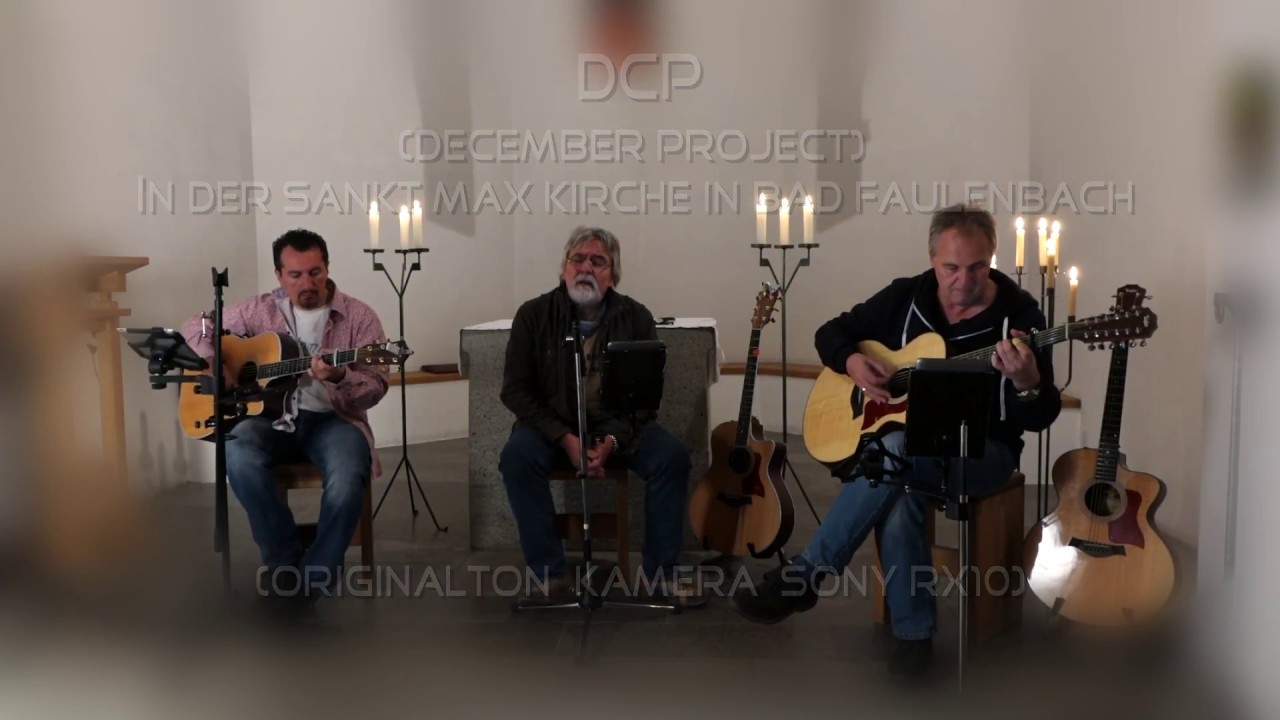 December Project Xmas Generalprobe in der Max Kirche, Bad Faulenbach
