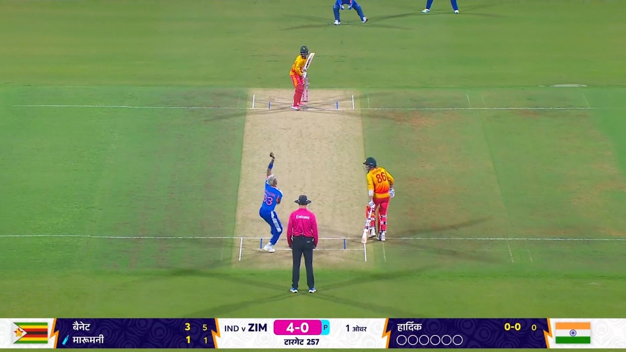 🔴IND vs ZIM MID INNINGS Live | India vs Zimbabwe Live Streaming & Commentary