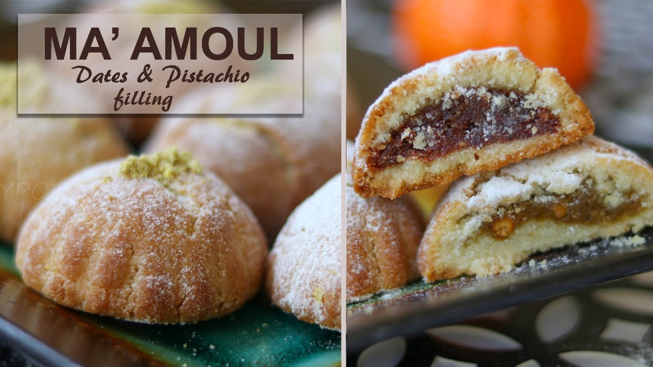 Вкусное печенье Maamoul с финиками и фисташками | Печенье Ma'amoul