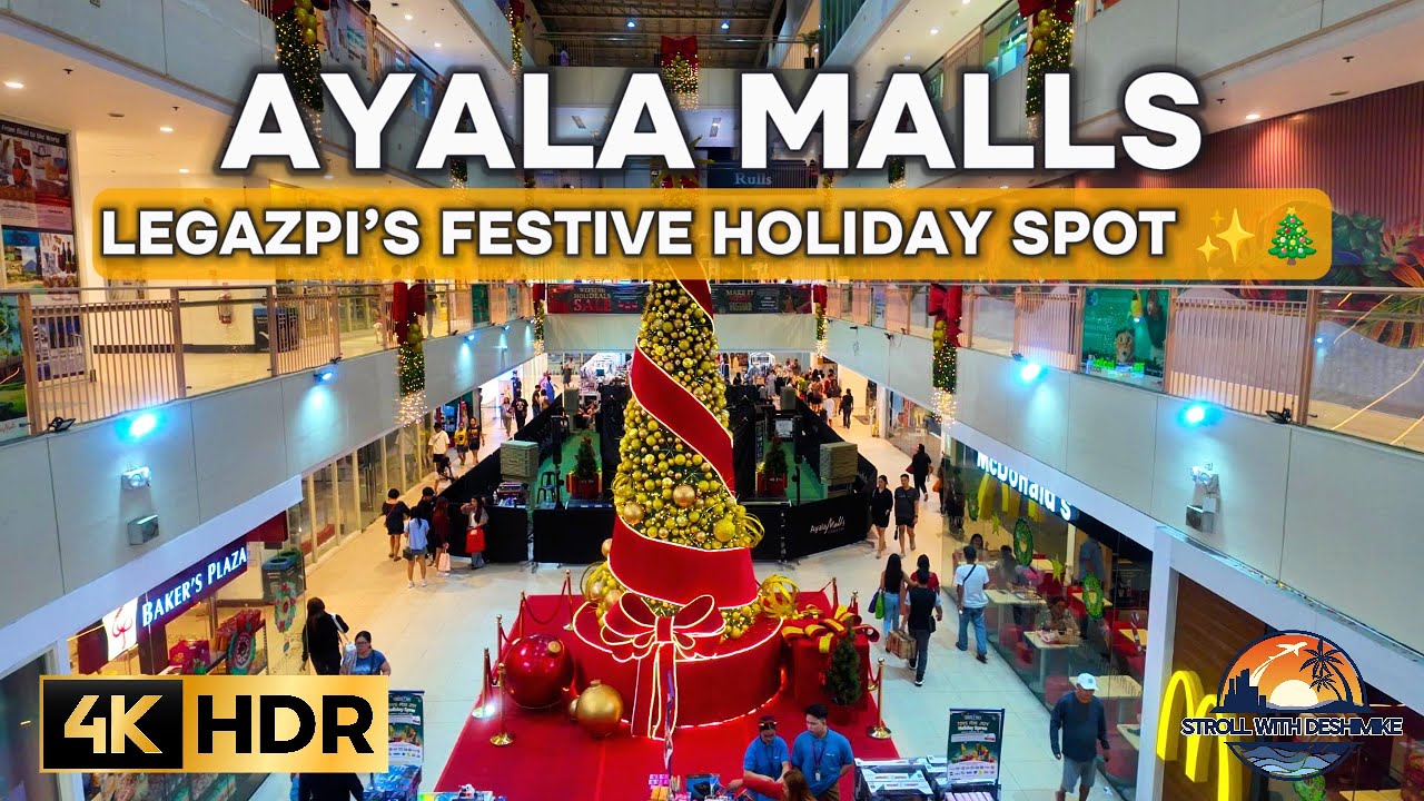 Ayala Malls Legazpi Christmas Walking Tour 🎄 | Holiday Vibes in Albay
