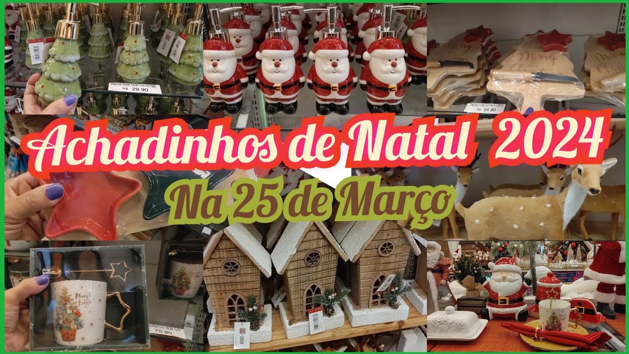 🎄2024 JÁ É NATAL NA 25 DE MARÇO- TENDÊNCIAS- NOVIDADES, DECORAÇÃO, NA RIZZO MEGA STORE