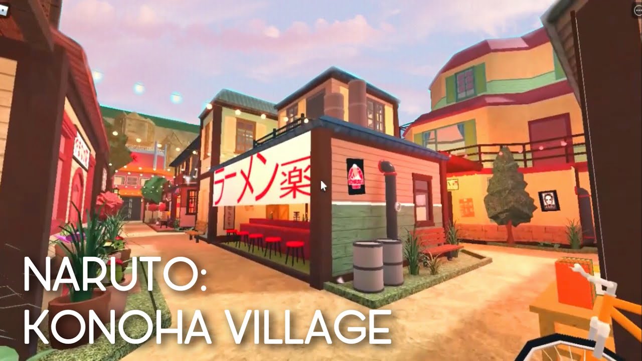 BLOXBURG: NARUTO HIDDEN LEAF VILLAGE (large  plot version) 🍃