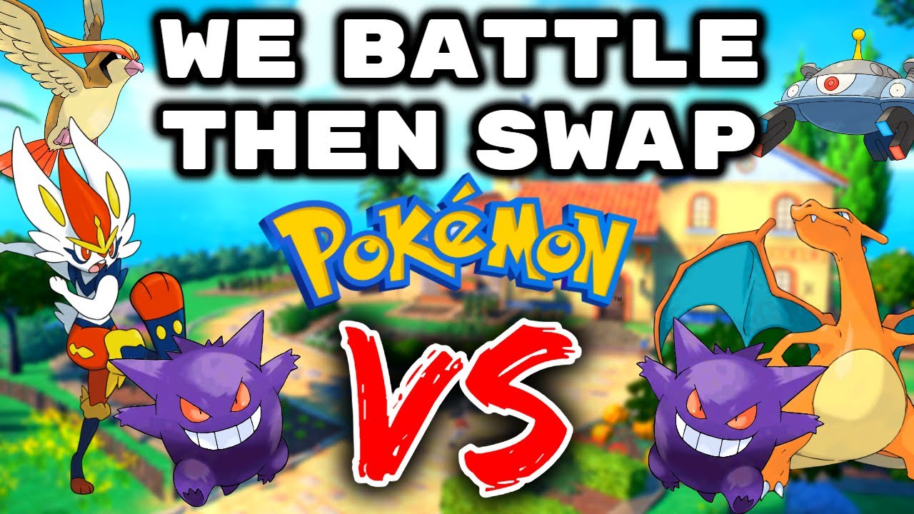We Catch Randomized Pokemon For A Battle, Then we Swap teams and Then We FIGHT!