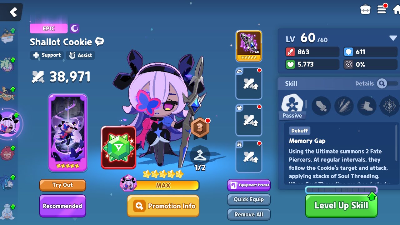 CookieRun: TOA Shallot Cookie MAX Promo, Artifacts and Unique Weapon!