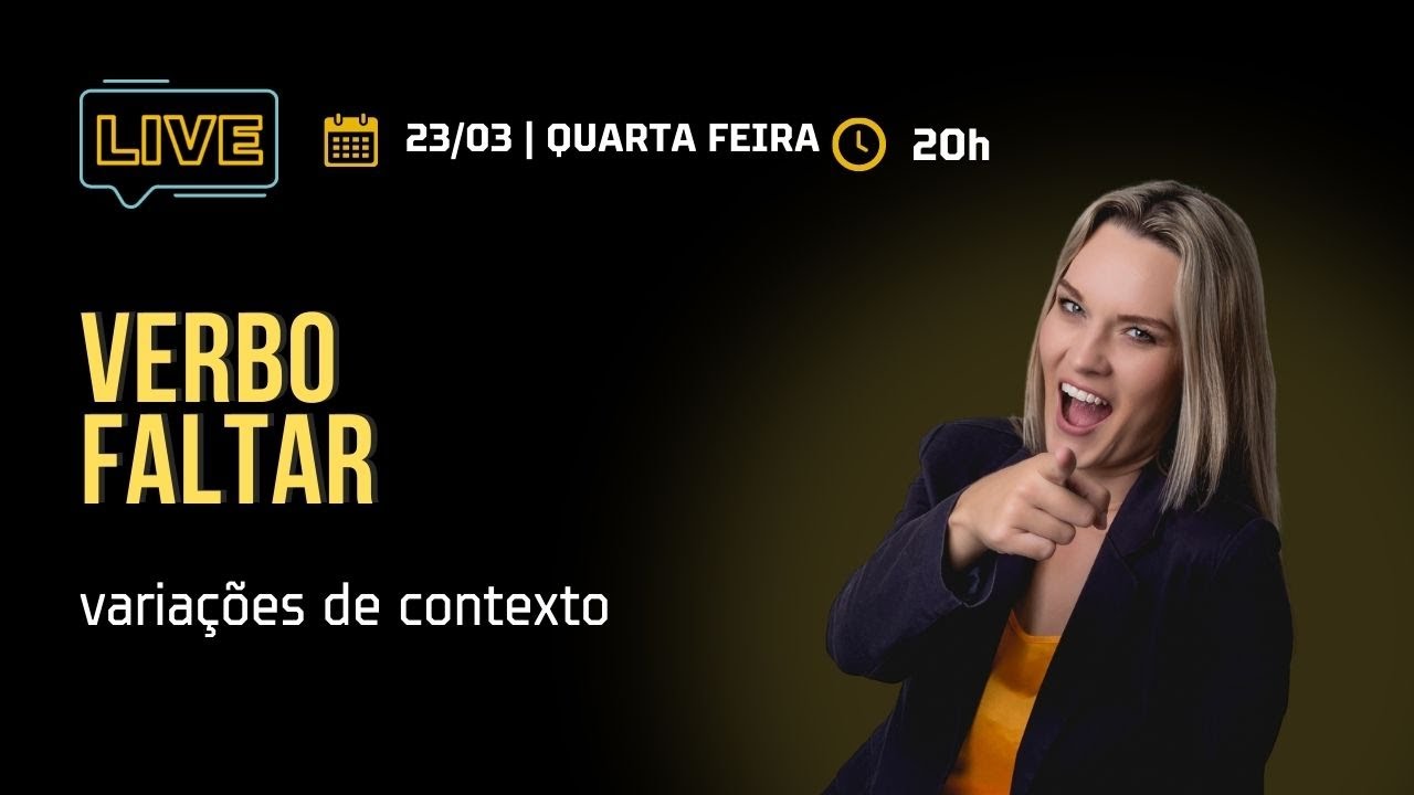 LIVE | VERBO FALTAR