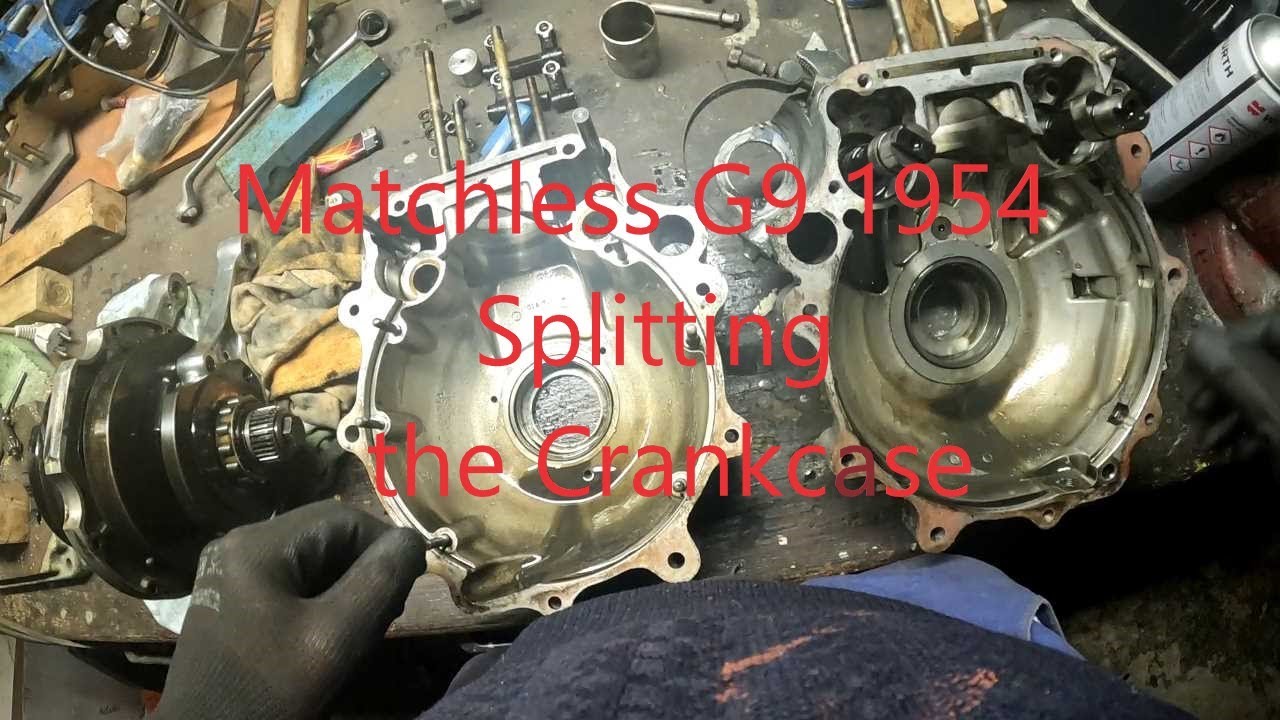 Splitting the Crankcase on Matchless G9 1954
