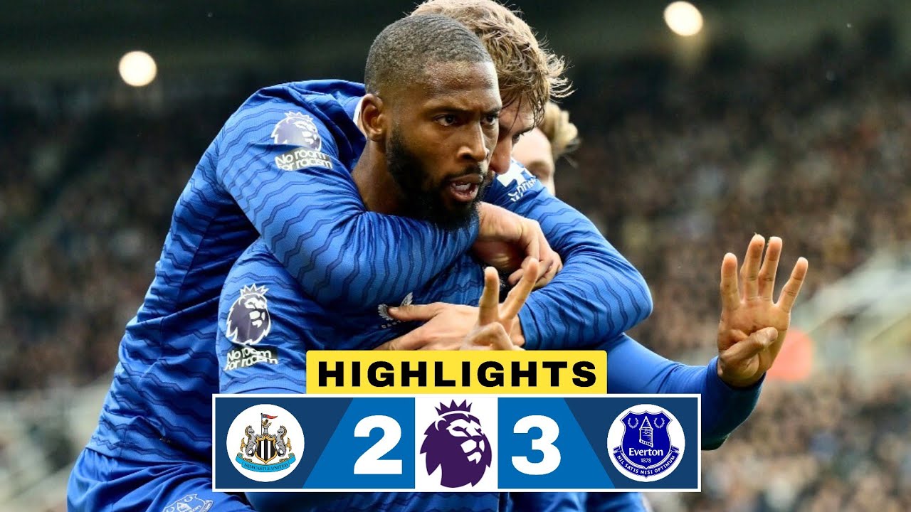Newcastle vs Everton 2-3 Highlights | Thierno Barry Goal | Premier League | Jarrad Branthwaite