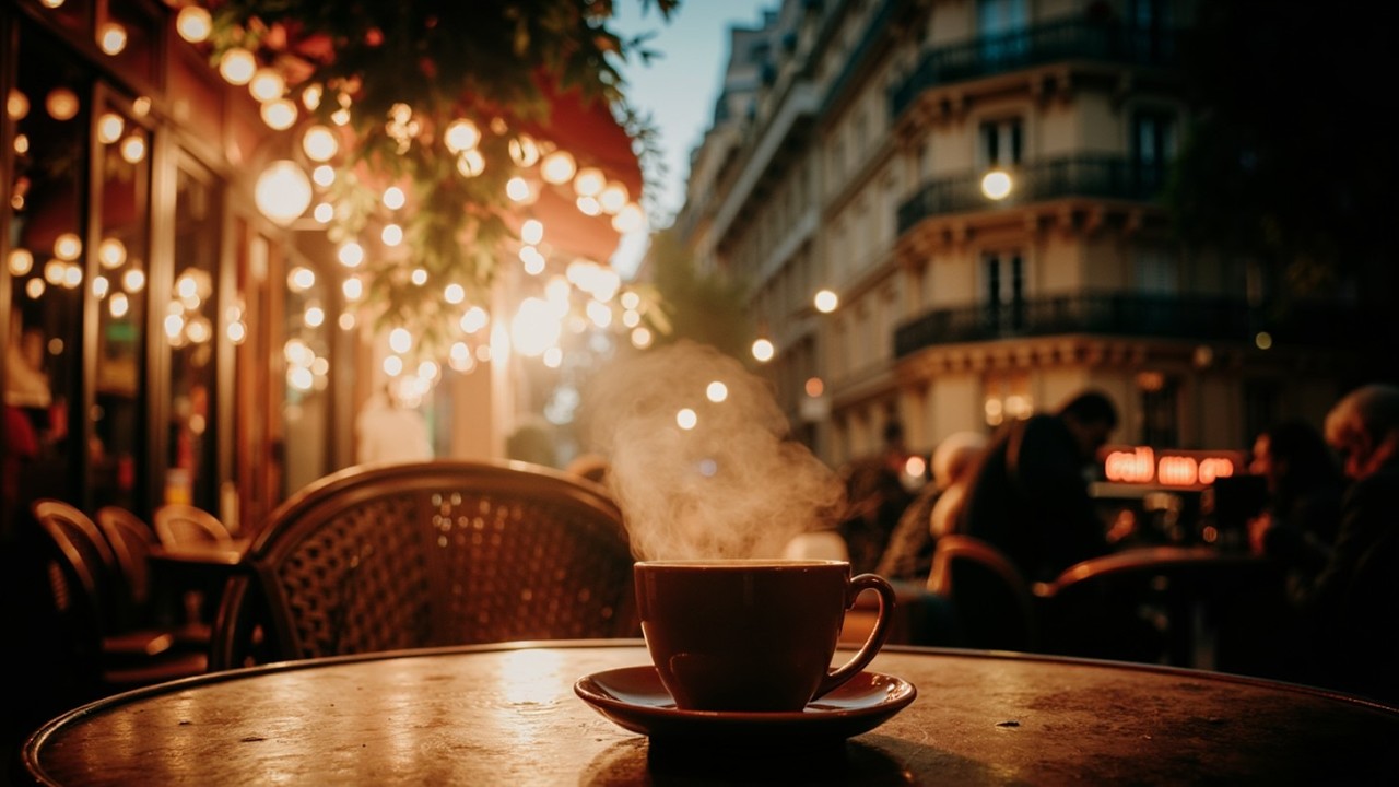 Атмосфера Smooth Jazz Cafe | Расслабляющая ночная джазовая музыка для концентрации и учебы ☕