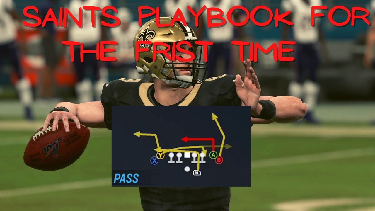 MADDEN 23 TRYING OUT THE SAINTS PLAYBOOK FOR THE FRIST TIMEFULL GAME