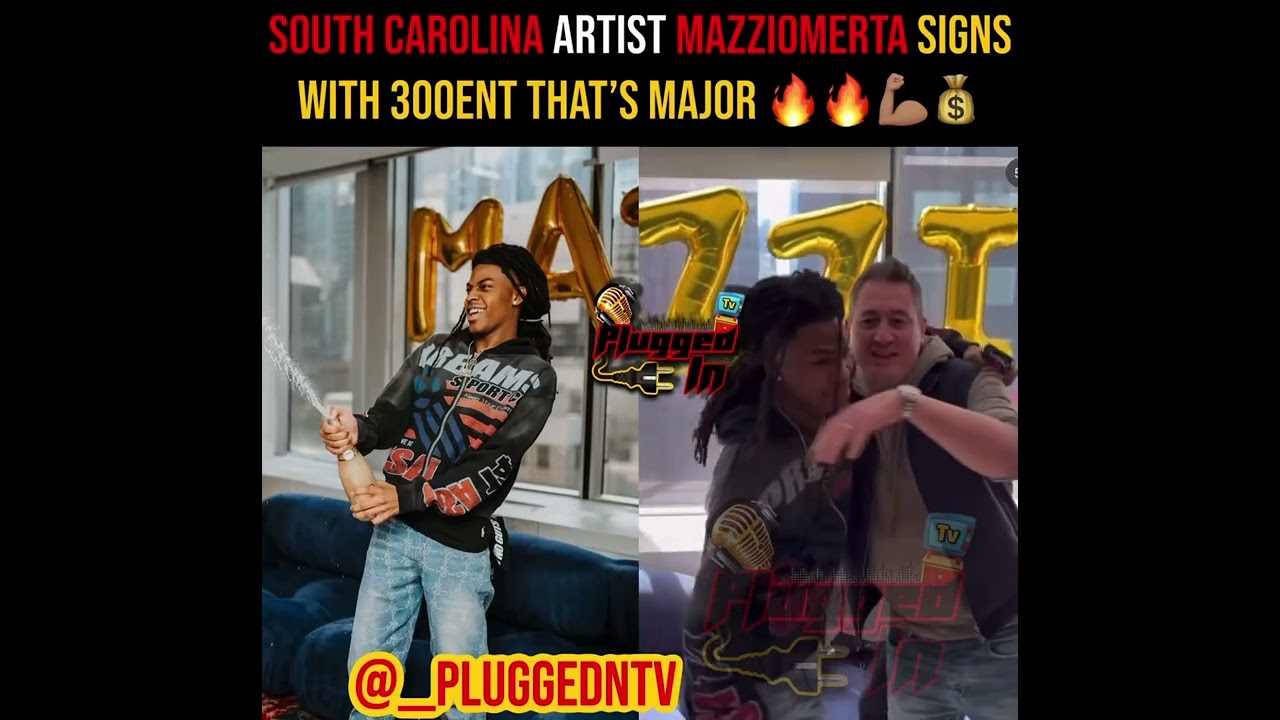 #southcarolina artist @mazziomerta  signs deal with @300ent 🔌📈💪🏽