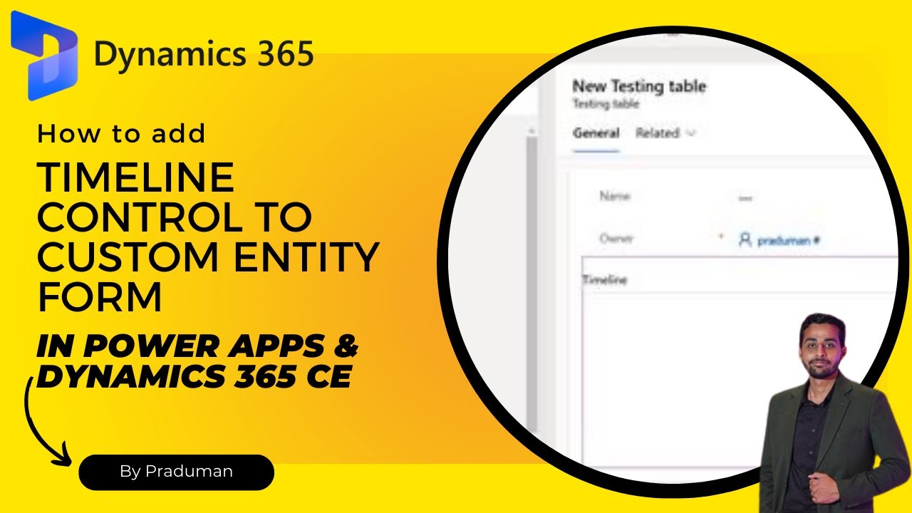 How to add Timeline Control to Custom Entity Form in Power Apps & Dynamics 365 CE