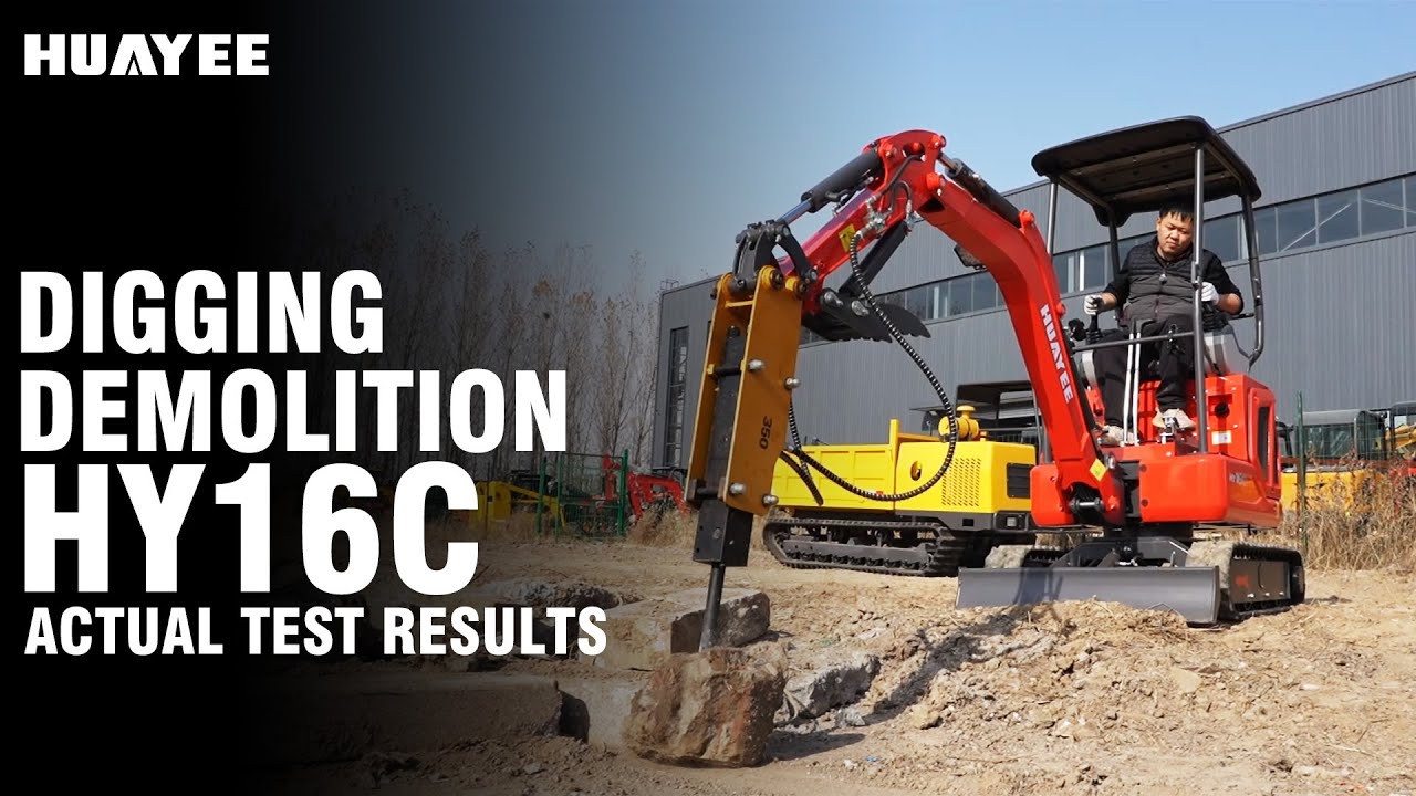 From Digging to Demolition: Hydraulic Hammer Installation & Test on HY16C