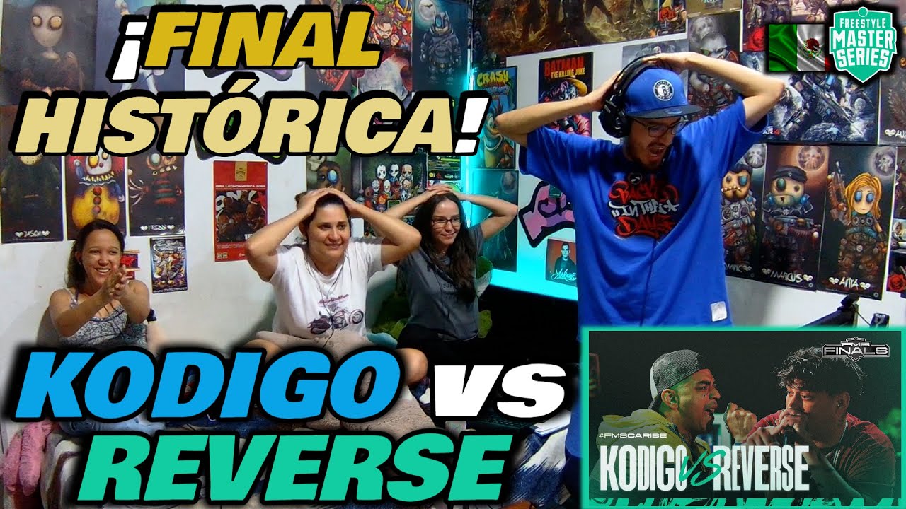 🔴COLOMBIANOS REACCIONAN a KODIGO vs REVERSE - ¡FINAL HISTÓRICA! [FMS CARIBE 2024/2025]