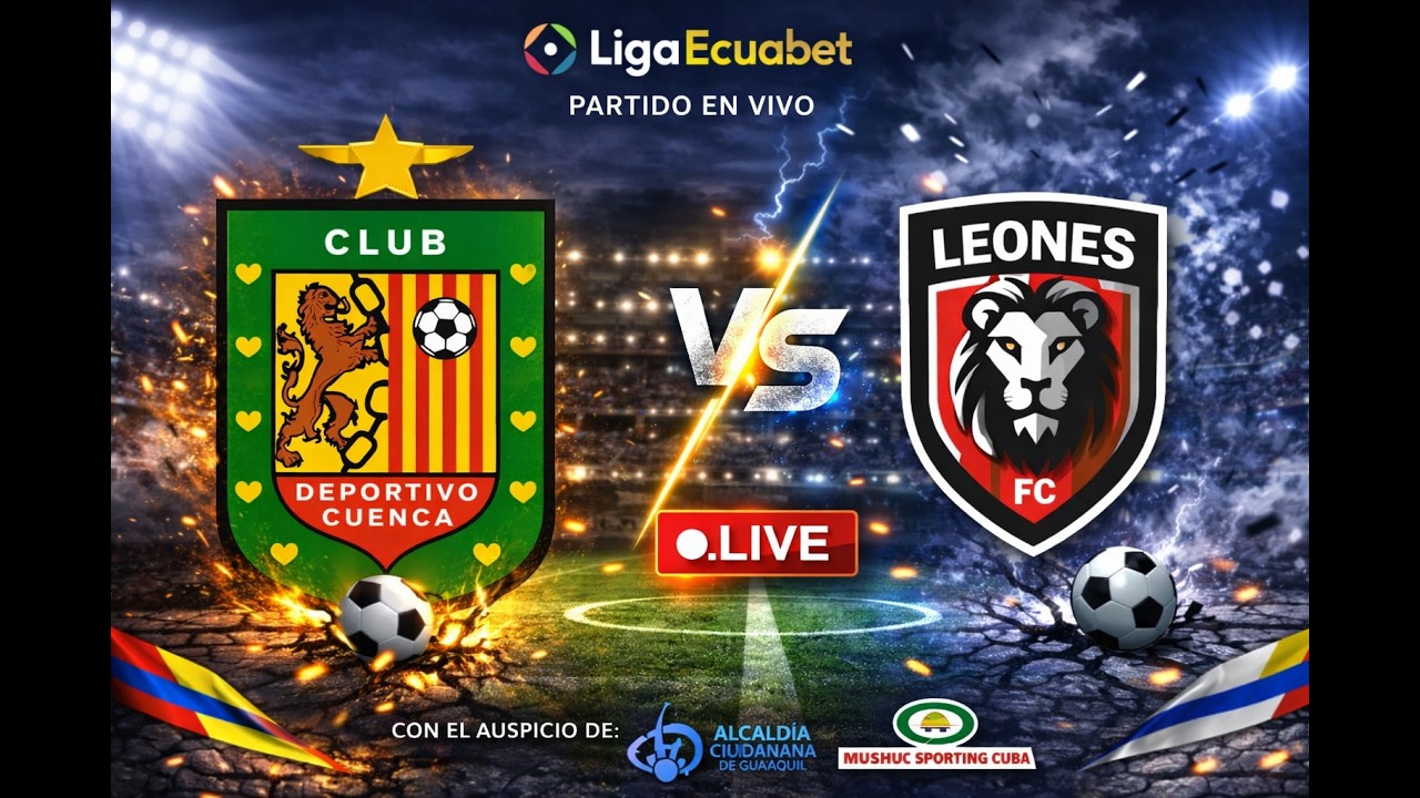 🛑 EN VIVO- PARTIDO DEPORTIVO CUENCA VS LEONES | FECHA 4 - FASE 1 | LIGA ECUABET 2026 | Formato AUDIO