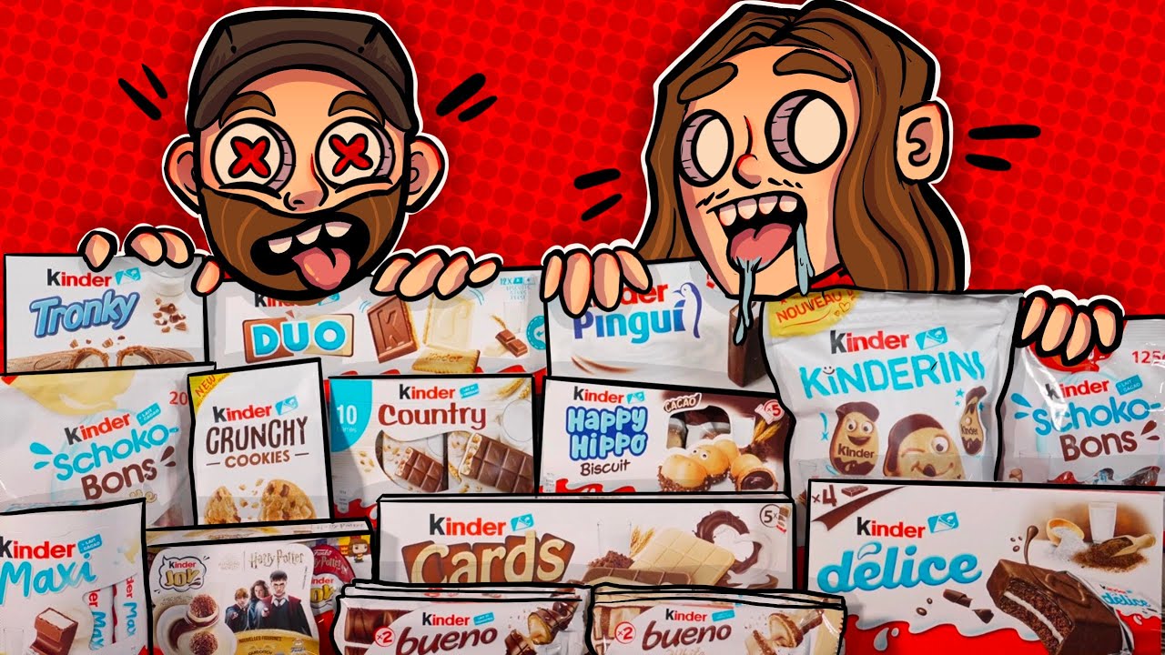 ON TESTE TOUS LES TYPES DE KINDER ! (Spoiler : Nos estomacs n'ont pas survécu)