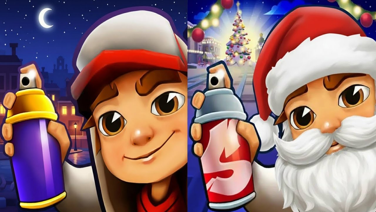 Subway Surfers : Ramdan 2024 🆚 Winter Wonderland 2024 Map Comparison 