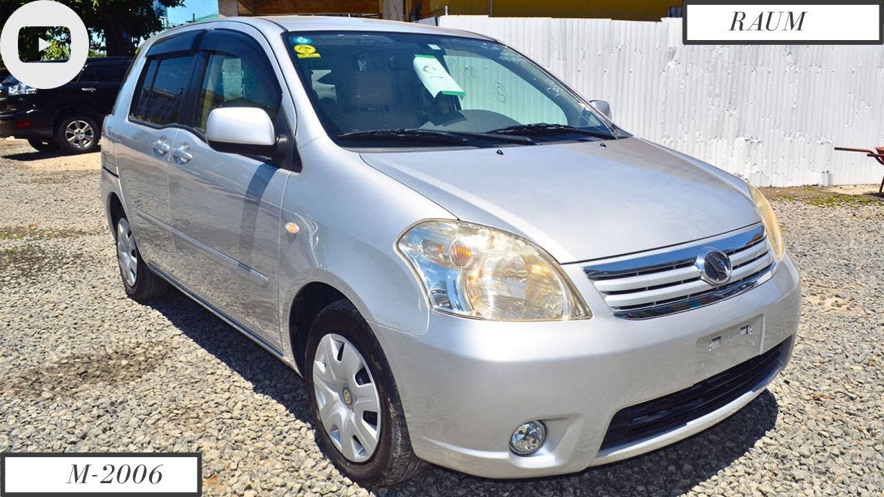 Toyota Raum 2006 model in silver colour now available at harab motors tz