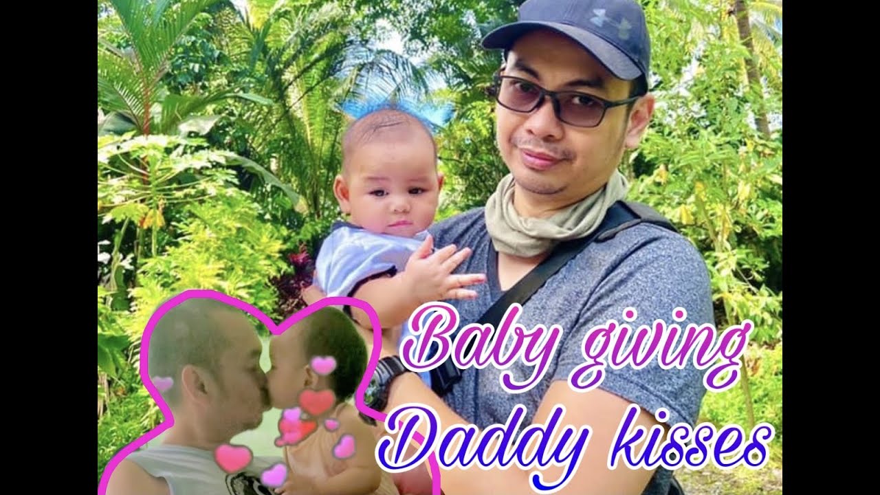 Baby giving daddy kisses | Daddy’s little girl | Kheer Bade