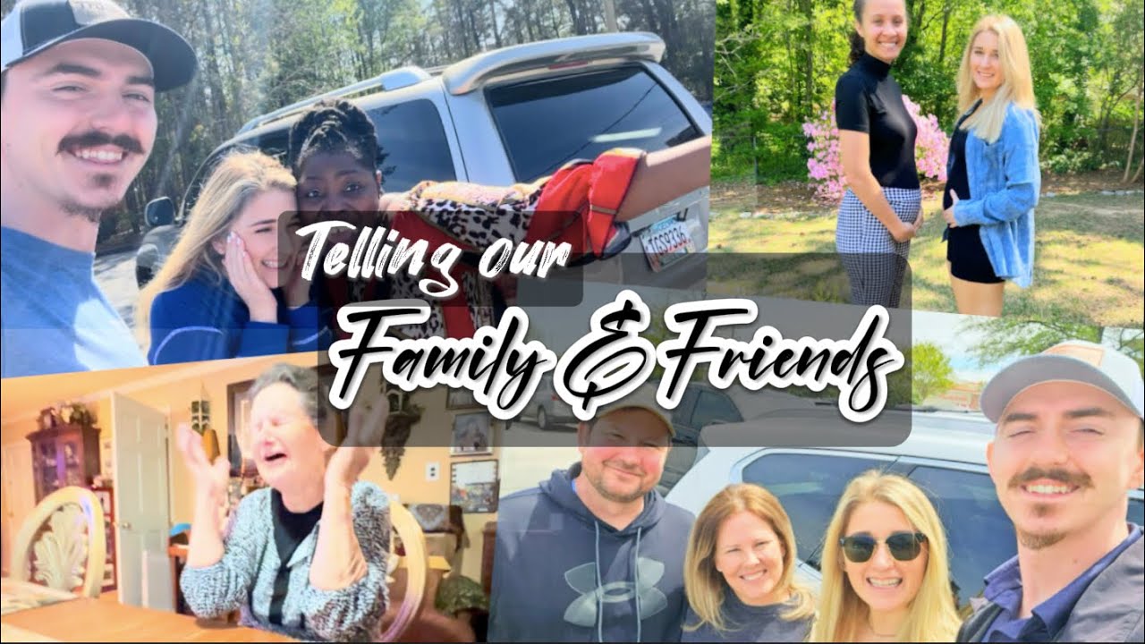 Telling our family and friends WE'RE PREGNANT!