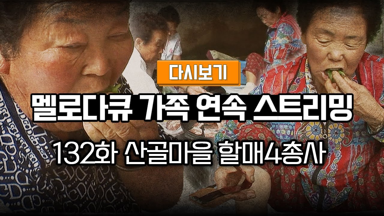 [다시보기] OBS 다시 보는 멜로다큐 가족 132화 산골마을 할매 4총사 (풀영상)