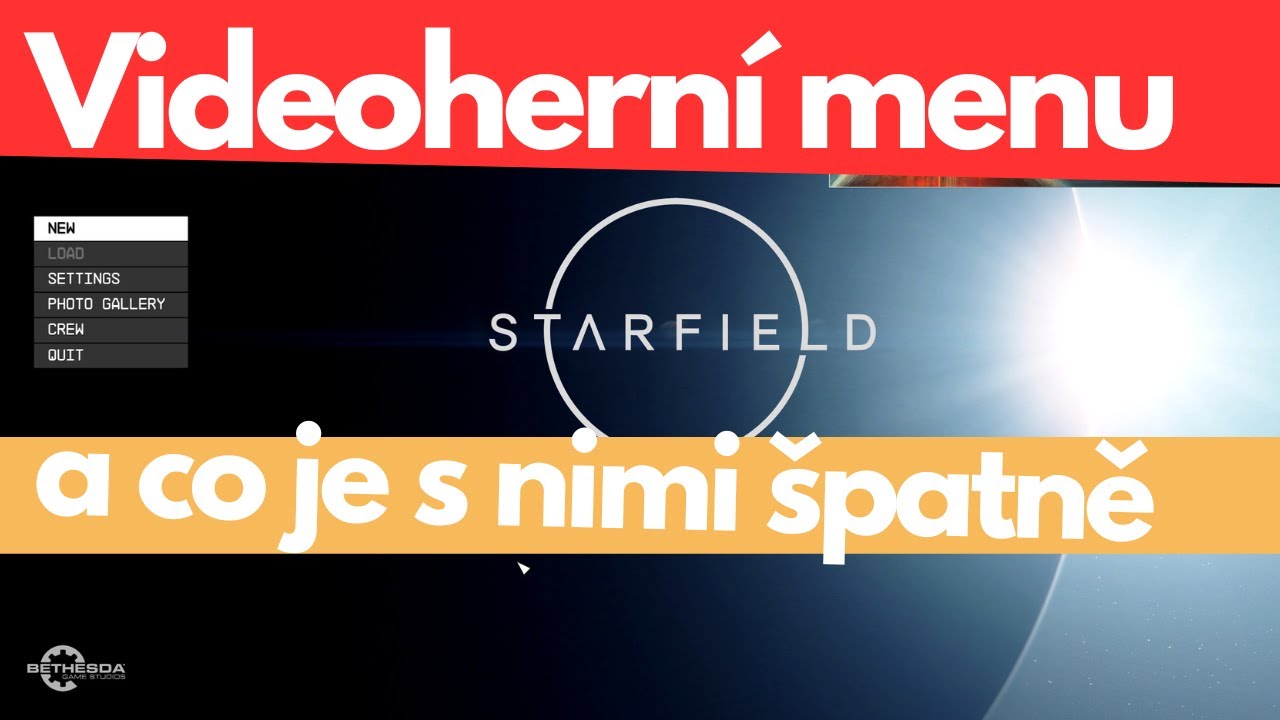 Videohern&iacute; menu a co je s nimi &scaron;patně (a dobře)