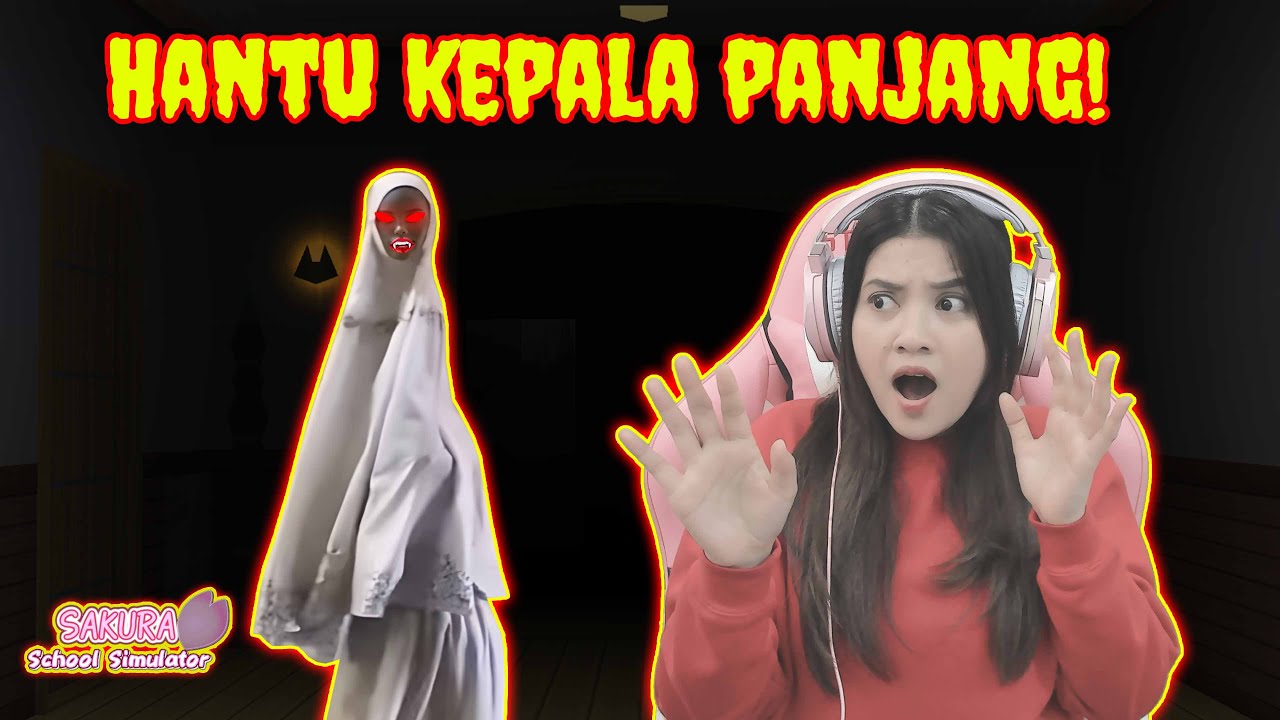 ASTAGA...ADA HANTU POCONG KEPALA PANJANG DI SAKURA?? HORO BANGEET!! SAKURA SCHOOL SIMULATOR-PART 816