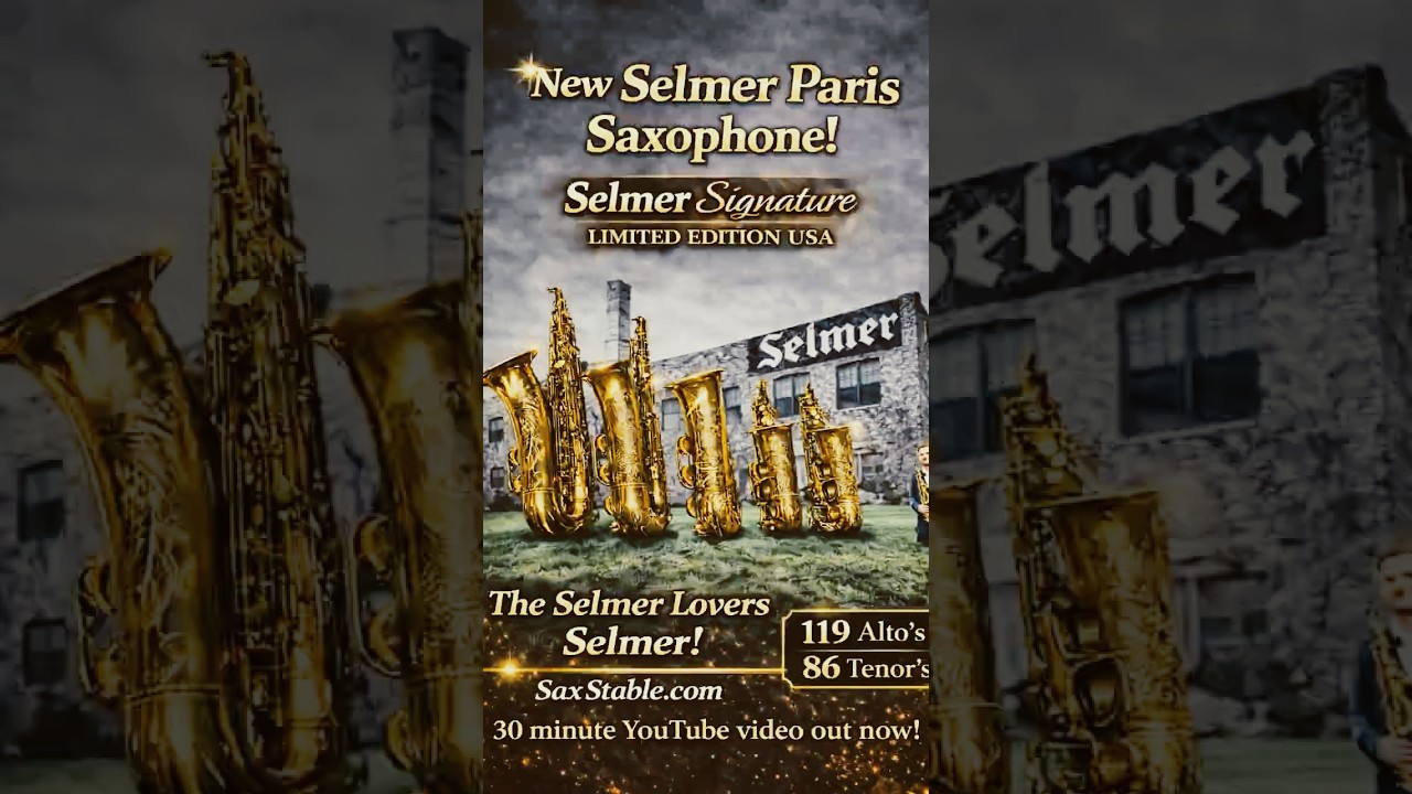 NEW Selmer NYC Limited Saxophone is here!