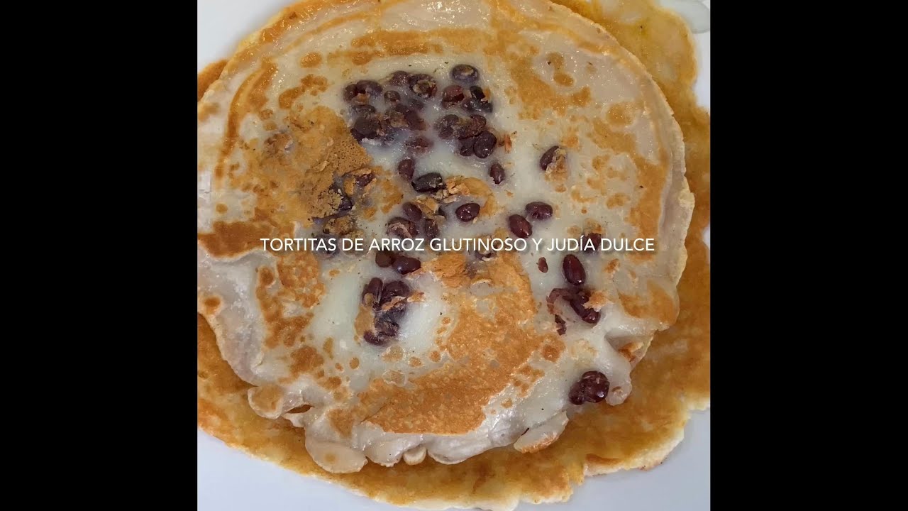 Tortitas de Arroz Glutinoso con Jud&iacute;as Dulces - Postre Chino F&aacute;cil y Delicioso