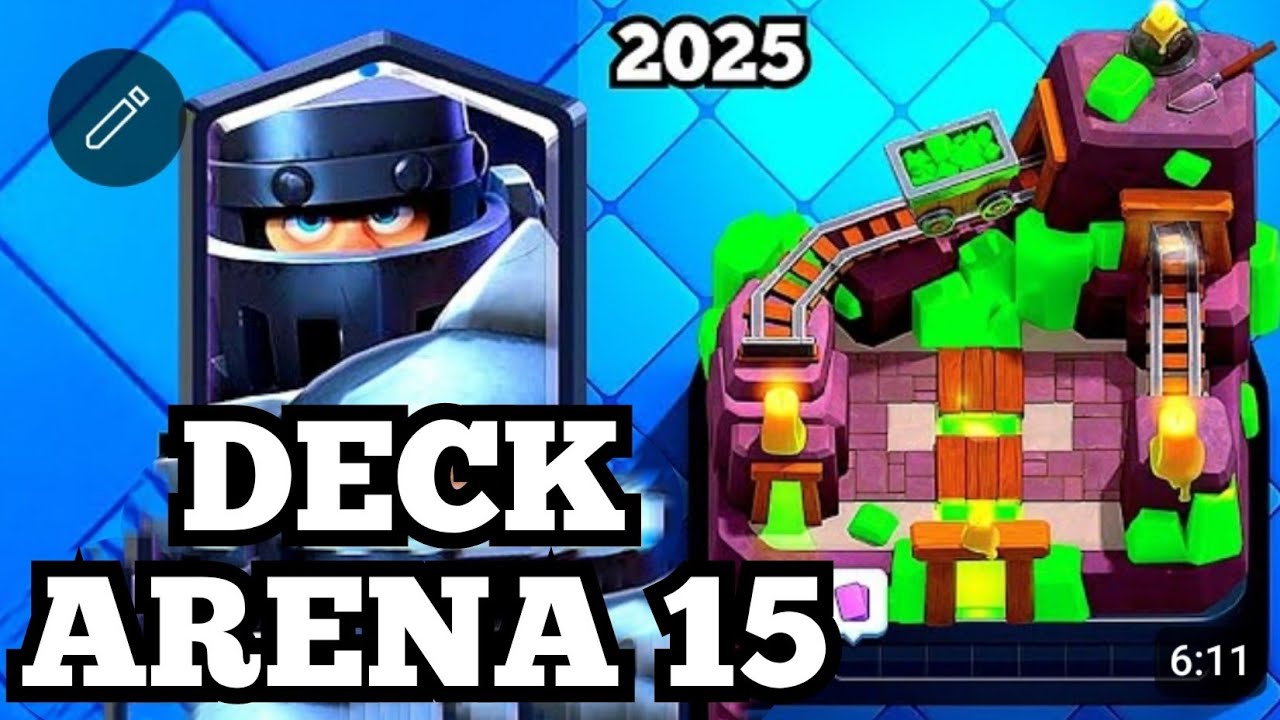 DECK PARA PEGAR ARENA 15 CLASH ROYALE! COMO PEGAR ARENA 15 DACK MEGA CAVALEIRO 