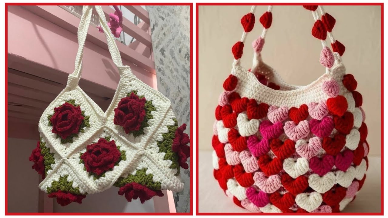 New Crochet Handbag Design Ideas | Elegant Handmade Crochet Bags 🧶