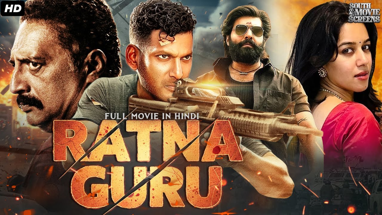 Ratna Guru - South Indian Hindi Dubbed Full Movie | Vishal, Arya, Mirnalini, Prakash | Action Movie