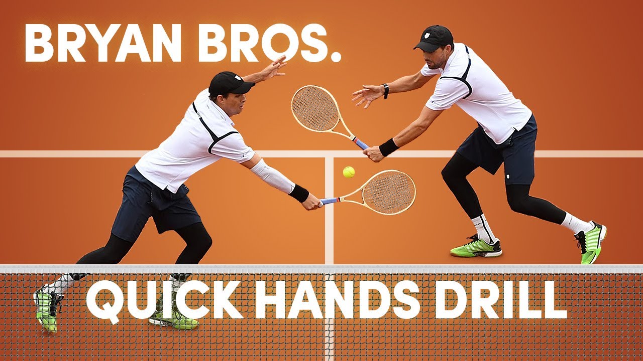 How the Bryan Bros trained serve and volley (stop missing volleys from no man's land)