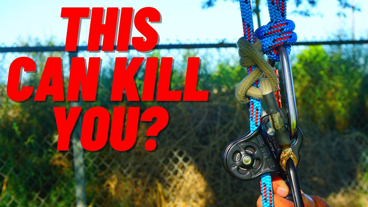 How To Prevent Disaster While Using a Hitch Climber and Termination Knot