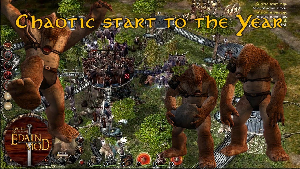 First Game of the Year Creating Chaos with Mountain Giants | Edain Mod 4.8.3