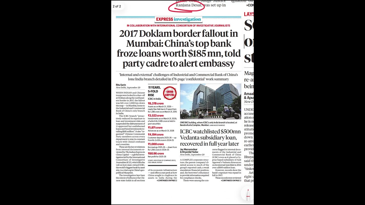 Front Page Analysis | The Hindu & Indian Express | 21-22 Sept 2026.