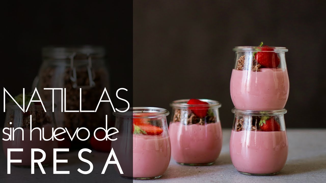 NATILLAS DE FRESA | Postre refrescante y sencillo (VEG) |  Delicious Martha