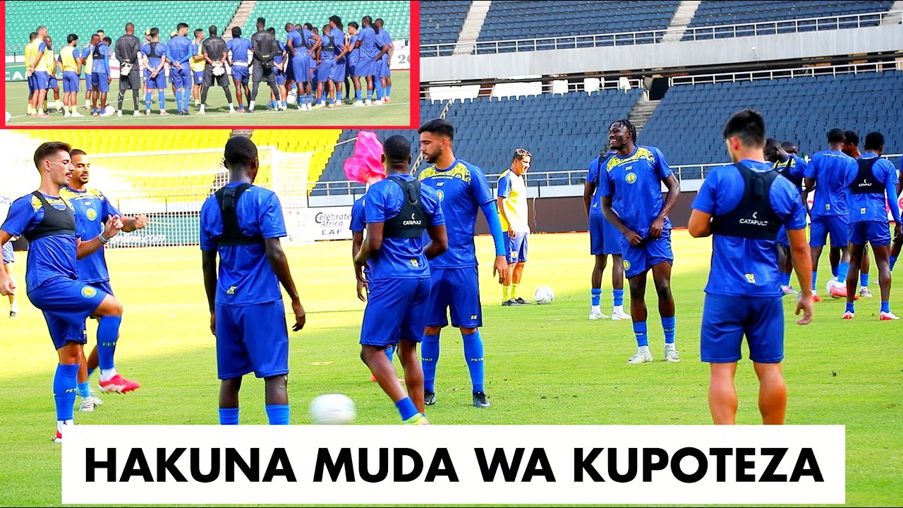 TAZAMA WALICHOKIFANYA PETRO DE LUANDA KWA MKAPA/HAPA SIMBA KAZI ANAYO/MAZOEZI YAO YAMEKAMILIKA