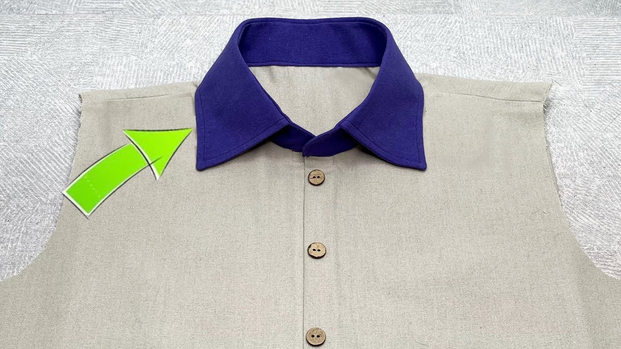 How to Sew a Shirt Collar ? | Sewing Tutorial