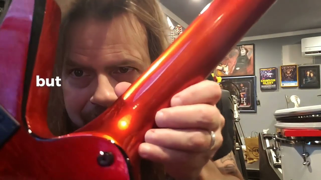 Todd La Torre shows demo sample of new song scratch guitar tracks.