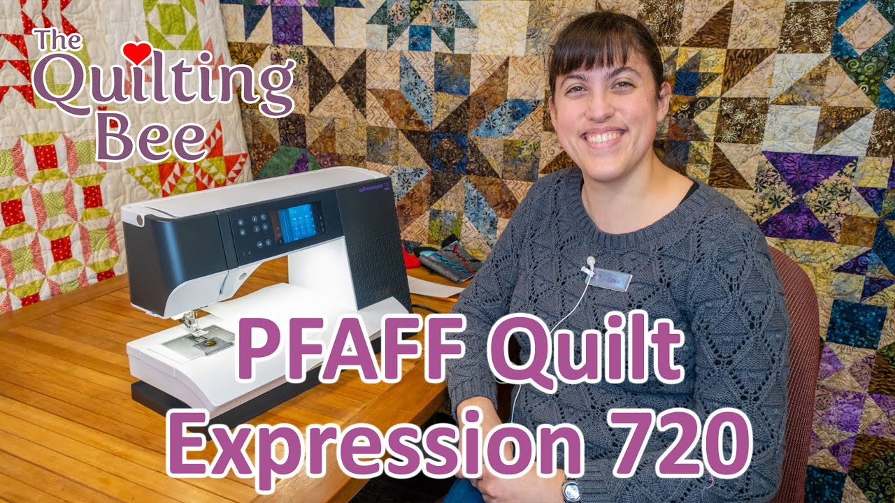Функции и демонстрационные ролики строчек Pfaff Quilt Expression 720 — великолепная швейная машин...