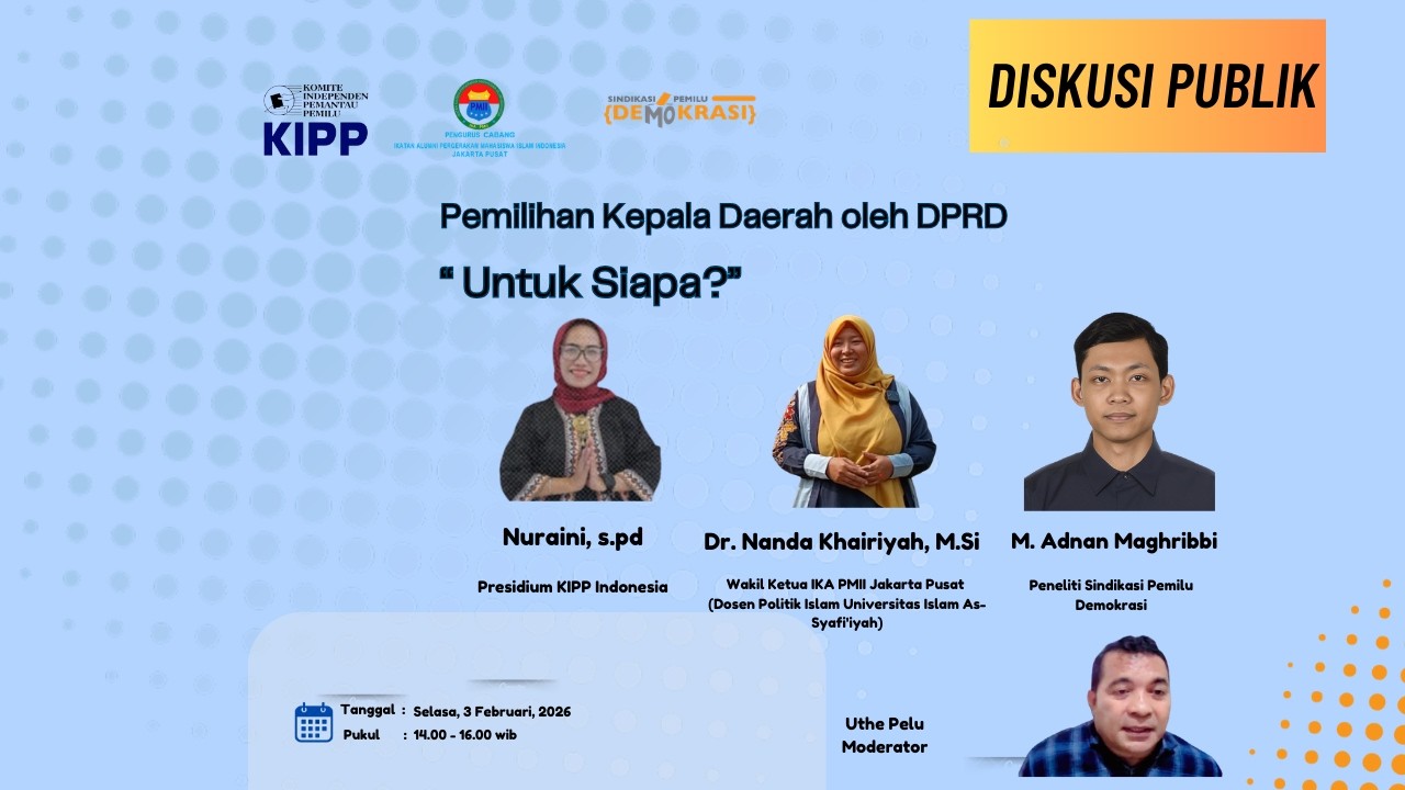 Diskusi Publik, Pilkada tidak langsung  Untuk siapa?