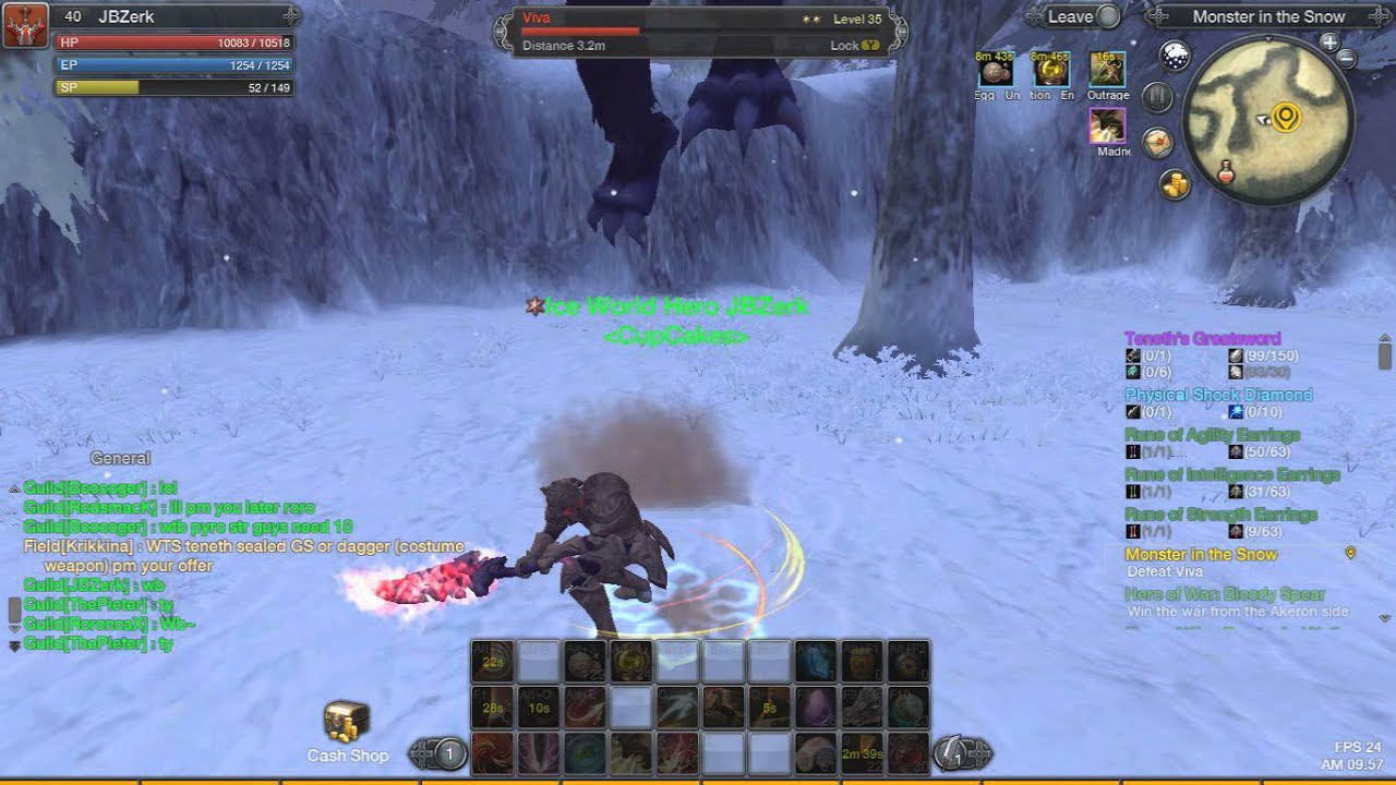 RaiderZ solo Viva without obsidians and costume