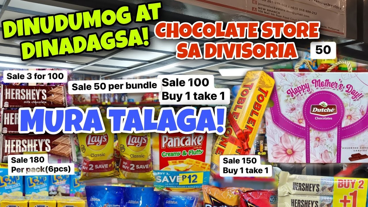 Totoo nga MURA dito! Imported Chocolate Store sa Divisoria Dinudumog at Dinadagsa || TourVlog Daily