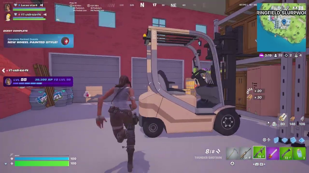 Fortnite - playing with my friend