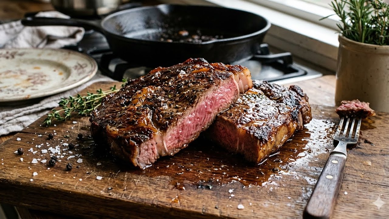 Sabe fritar um bife?