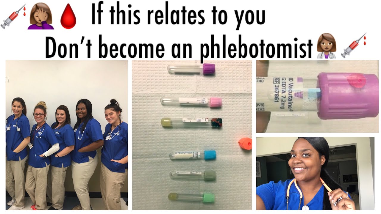 If this relates to you ... DO NOT BECOME A PHLEBOTOMIST💉+ Tips & Advice from medical assistant 101