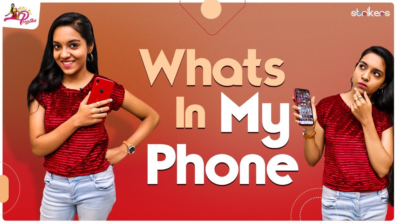 What's In My Phone || Nenu Mee Poojitha || Strikers