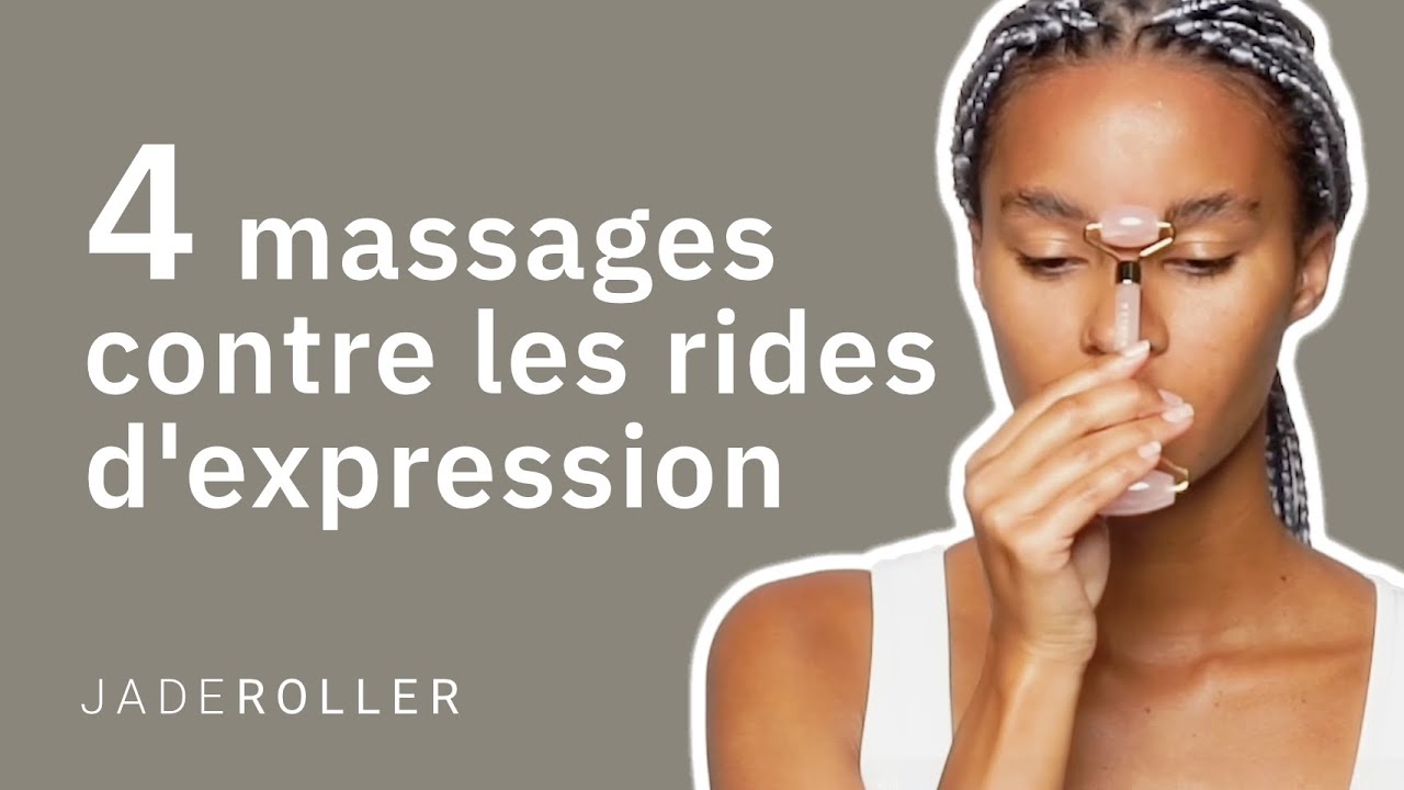 4 MOUVEMENTS CONTRE LES RIDES D'EXPRESSION | Jade Roller