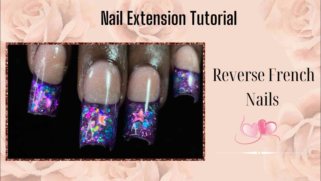 How to do Reverse French/Inbuilt French Nails | DIY Nail Extensions